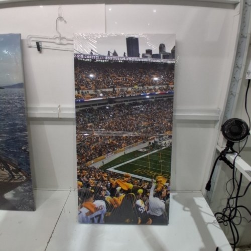3PC PITTSBURGH STEELERS FOOTBALL STADIUM WALL ART 36" X 16" - MULTICOLOUR image 6