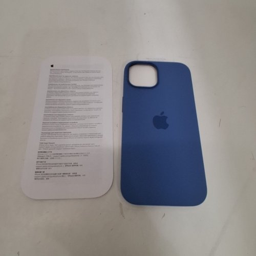 APPLE SILICONE CASE WITH MAGSAFE FOR IPHONE 15 - WINTER BLUE (MODEL: A3123) image 3