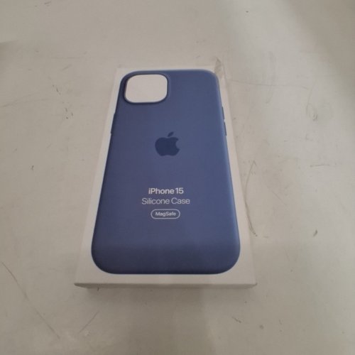 APPLE SILICONE CASE WITH MAGSAFE FOR IPHONE 15 - WINTER BLUE (MODEL: A3123) image 4