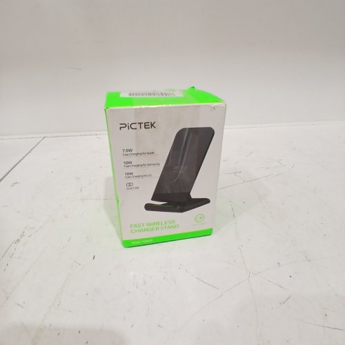 PICTEK FAST WIRELESS CHARGER STAND - 7.5W / 10W / 15W - BLACK (MODEL:PA082B) image 4