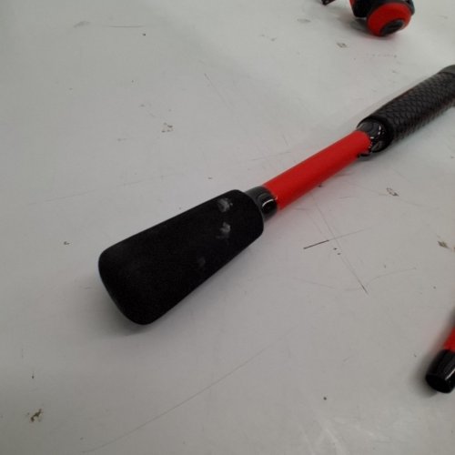 LEWS MACH SMASH CASTING ROD WITH REEL - 7FT- RED / BLACK (STYLE: MS70M-2) image 3