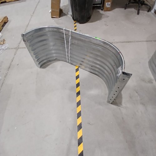 2PK STEEL STRAIGHT AREA WINDOW WELLS - 1FT 11" X 3FT 7" - SILVER STEEL image 3