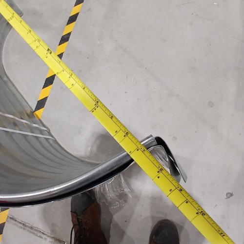 2PK STEEL STRAIGHT AREA WINDOW WELLS - 1FT 11" X 3FT 7" - SILVER STEEL image 7