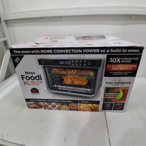 NINJA FOODI XL PRO AIR FRY DIGITAL CONVECTION COUNTERTOP TOASTER OVEN - 1800W - SILVER - (MODEL: DT201C) image 5