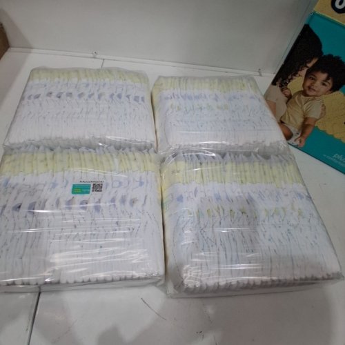 116PK PAMPERS SWADDLERS DISPOSABLE DIAPERS - SIZE 4 image 2