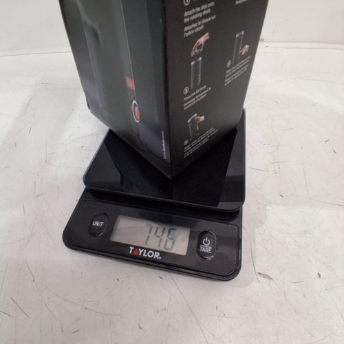 TAYLOR BLACK GLASS DIGITAL STAIN RESISTANT KITCHEN SCALE - 11LB/5KG CAPACITY - BLACK (MODEL: 5280385) image 2