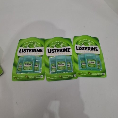 3 (72PK) LISTERINE POCKETPAKS FRESH BURST FRESH BREATH STRIPS - (288 TOTAL) image 2