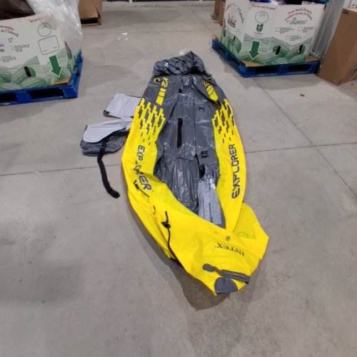 INTEX EXPLORER K2 2-PERSON INFLATABLE KAYAK WITH ALUMINUM OARS - YELLOW image 2