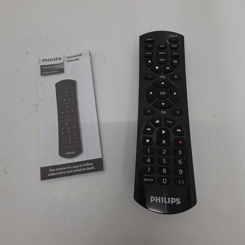 PHILIPS 3 DEVICE UNIVERSAL TV REMOTE - BLACK (MODEL: SRP4322B/27) image 2
