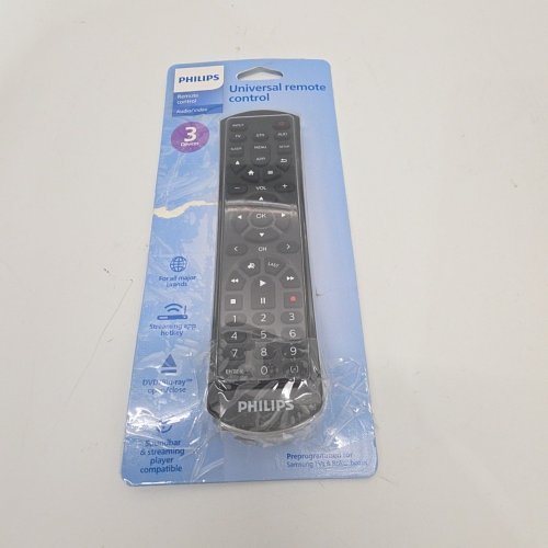 PHILIPS 3 DEVICE UNIVERSAL TV REMOTE - BLACK (MODEL: SRP4322B/27) image 4
