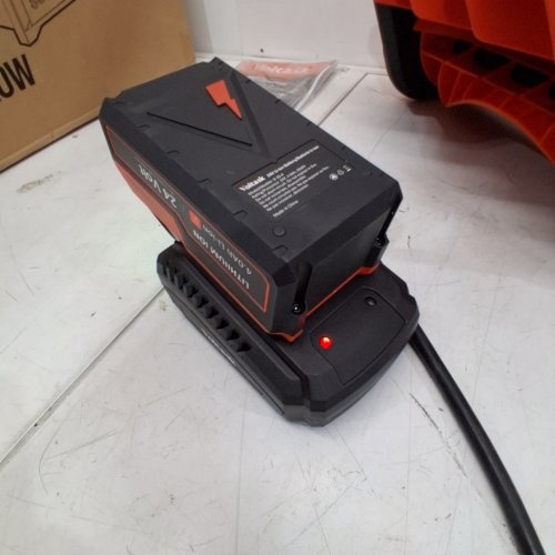 VOLTASK CORDLESS ELECTRIC SNOW SHOVEL WITH BATTERY & CHARGER - 12" PATH - 20V - BLACK/ORANGE (MODEL: SS-20B) image 2
