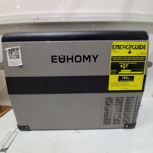 EUHOMY ELECTRIC COOLER CAR REFRIGERATOR WITH BLUETOOTH APP CONTROL - 12V/24V DC - 47QT - BLACK/GREY - (MODEL: CF-45)) image 6