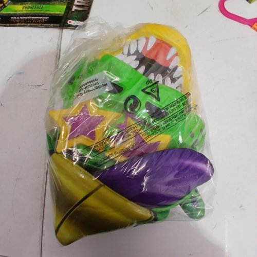 3PC BOYS FIVE NIGHTS AT FREDDY'S MONTGOMERY GATOR COSTUME - SMALL (4-6) - GREEN/YELLOW image 3