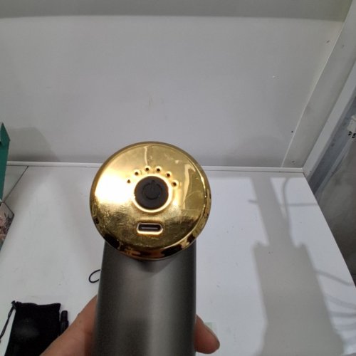 COTSOCO MINI MASSAGE GUN WITH 4 ATTACHMENTS AND VARIABLE SPEED CONTROL - GREY - (MODEL: M891) image 5