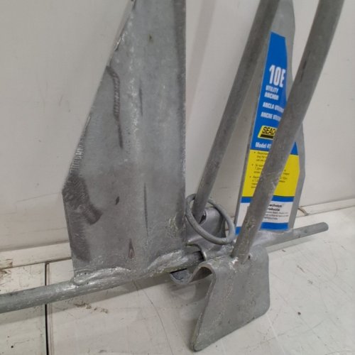 SEACHOICE HOT DIPPED GALVANIZED STEEL 10E UTILITY ANCHOR FOR BOATS 20FT - 24FT LONG (MODEL: 41620) image 3