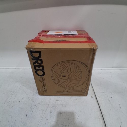 DREO PORTABLE TABLE TOP AIR CIRCULATOR FAN - 9" ROUND - 70FT TONG FLOW - 28DB LOW NOISE - 3 SPEED - 120° ADJUSTABLE TILT - BLACK (MODEL: DR-HAF002) image 4