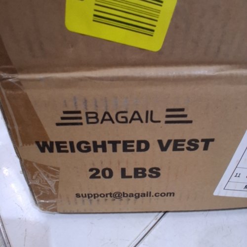 BAGAIL WEIGHTED VEST WITH PHONE HOLDER - 20 LBS - GREY image 2