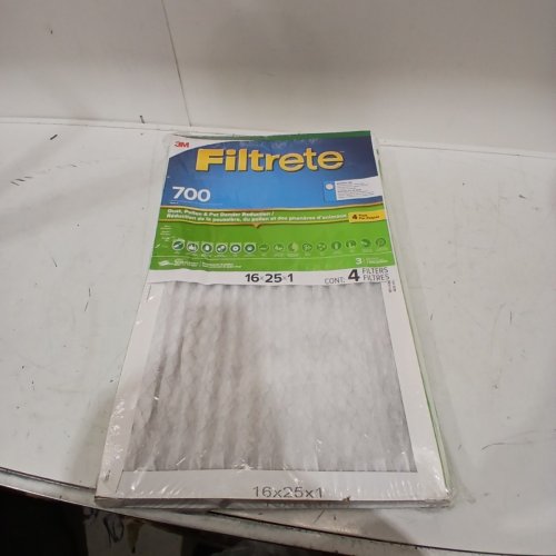 4PK FILTRETE PLEATED TOUGH OF POLLEN MPR 700 FURNACE FILTER - 16X25X1 - (MODEL: MERV 8) image 2