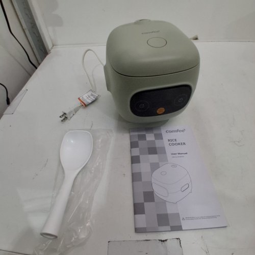 COMFEE' MINI RICE COOKER - 4 CUPS - SAGE GREEN (MODEL: CRD12L1B1BPGCA) image 3