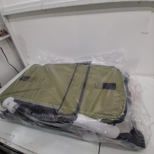 AOPEC FOLDING PET/DOG STROLLER WITH DUAL ENTRY - 70LB MAX - GREEN image 3