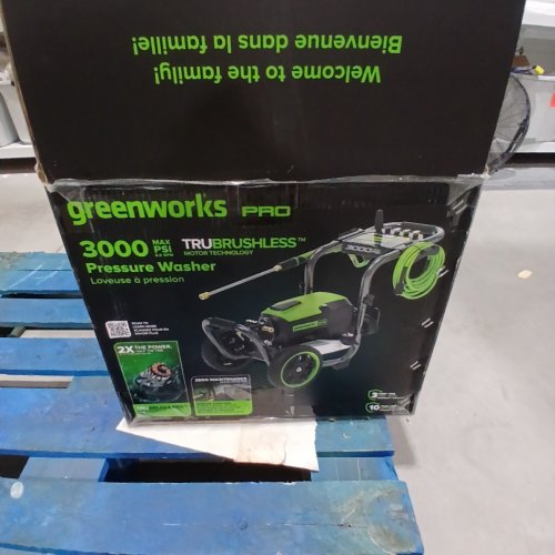 GREENWORKS PRO ELECTRIC PRESSURE WASHER 3000PSI 2.3 GAL (MODEL:GPW3000) image 3