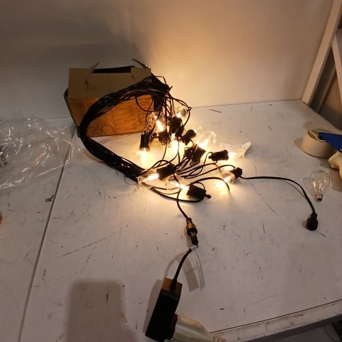 RTTY OUTDOOR WATERPROOF STRING LIGHTS WITH REMOTE - 50FT - BLACK - (MODEL:CMC-O15XA) image 2