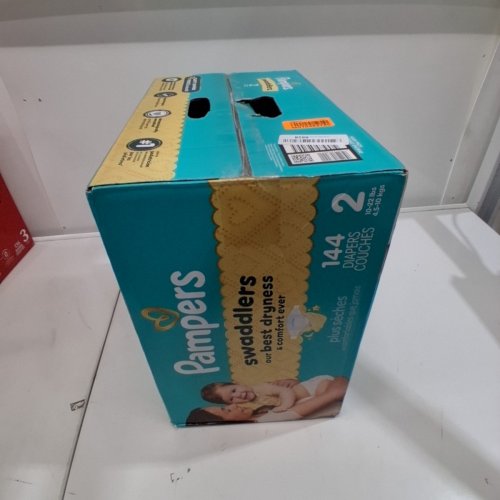 144PK PAMPERS SWADDLERS - SIZE 2 - MULTICOLOR image 2
