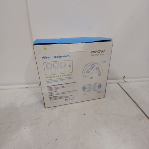 KIDS MPOW CH6 PRO WIRED OVER-EAR HEADPHONES WITH 85DB/94DB VOLUME LIMITER AND IN-LINE MIC - GREEN/GREY (MODEL: BH297B) image 3