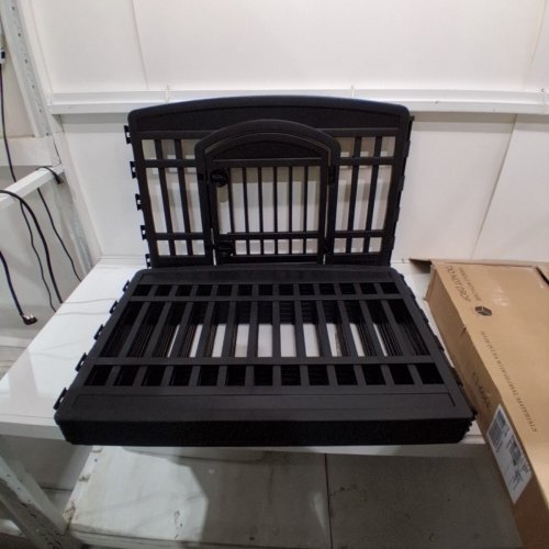 IRIS USA 6-PANEL EXERCISE PET PLAYPEN WITH GATE - 60.75" X 24" PANELS - BLACK (MODEL: CI-606E) image 2