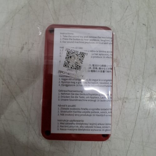SOUND EFFECTS MACHINE WITH 16 SOUNDS - 4" - RED image 4