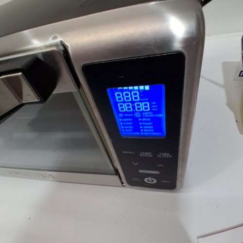 GOURMIA DIGITAL 4-SLICE TOASTER OVEN AIR FRYER - STAINLESS STEEL GREY (MODEL:GTF1150) image 2