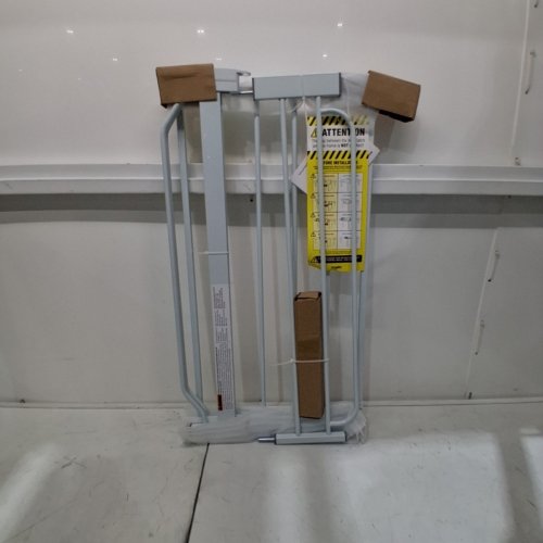 REGALO EASY-STEP METAL WALK-THROUGH SAFETY GATE - 30" X 29'' - 38.5'' - WHITE (MODEL: 1160DS) image 2