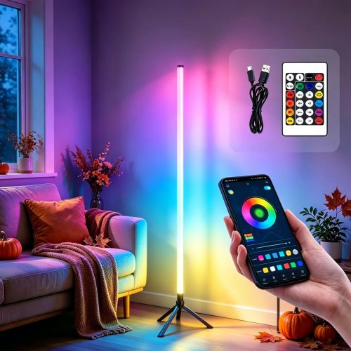 2PK DAYBETTER FLOOR LAMP - BLACK image 2