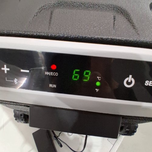 EUHOMY PORTABLE CAR REFRIGERATOR WITH WHEELS - 12V, 35L CAPACITY - BLACK (MODEL: CF003-35BL-CAEH) image 2