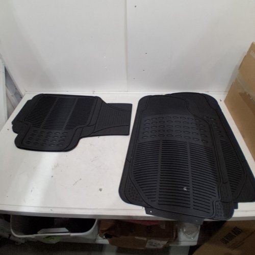 3PC FH GROUP HEAVY DUTY TRIMMABLE ALL-WEATHER CAR FLOOR MATS - BLACK (MODEL: F11306-BLACK) image 2