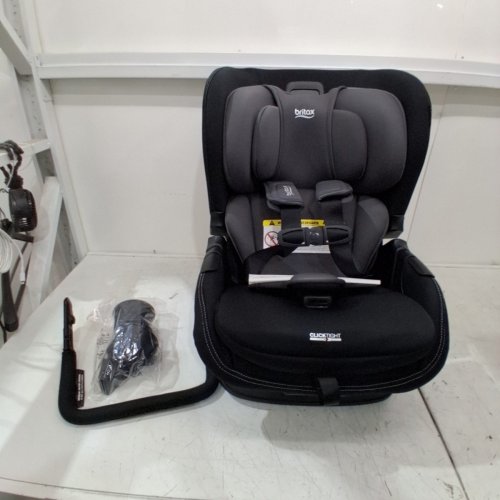 BRITAX POPLAR CLICK TIGHT CONVERTIBLE REAR &FRONT FACING CAR SEAT - 40LB REAR FACING MAX LOAD / 65LB FRONT FACING MAX LOAD - STONE ONYX/BLACK (MODEL: E1C973M) image 3
