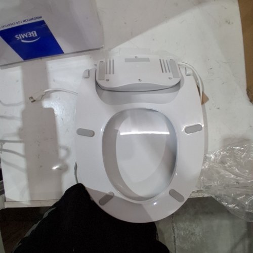 BEMIS RADIANCE ELONGATED HEATED NIGHT LIGHT TOILET SEAT WITH SLOW CLOSE - WHITE (MODEL: H900NL 000) image 6