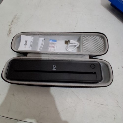 ETIKEZ PORTABLE WIRELESS THERMAL PRINTER - 5 V 2A - BLACK (MODEL: D90E) image 3