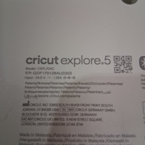 CRICUT EXPLORE 5 SMART DIE-CUTTING MACHINE - WHITE (MODEL: CXPL204C) image 4