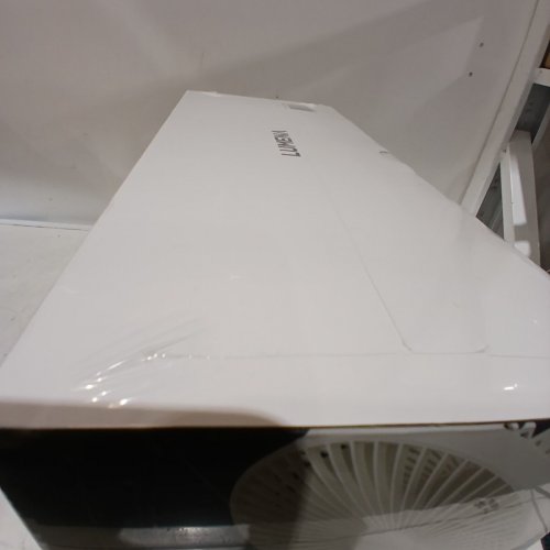 2PK LUMENA FAN STAND 4 CORDLESS DESK FANS - 4 SPEEDS, OSCILLATION - WHITE & NAVY BLUE (MODEL: 1796327) image 3