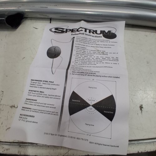 MARKWORT OFFICIAL TETHERBALL COMPLETE SET image 5