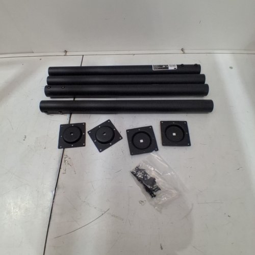 4Pk VEVOR ADJUSTABLE TABLE LEGS - 24-40"; MAX/CAP 1200 LBS - BLACK (MODEL: HXZTYG24-40) image 2