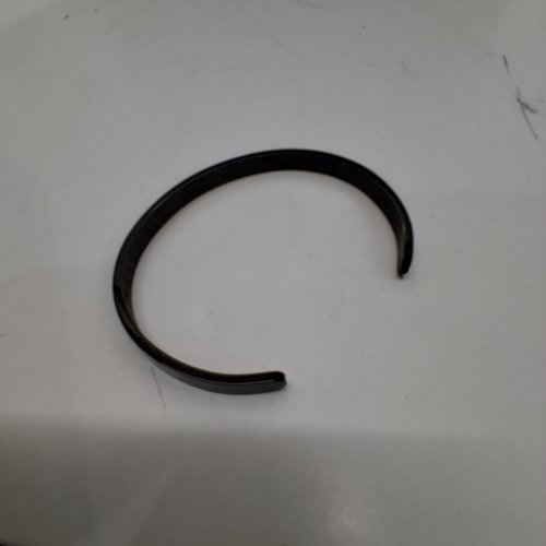 WOMENS DAINTY SLIP CUFF BRACELET - BLACK image 2
