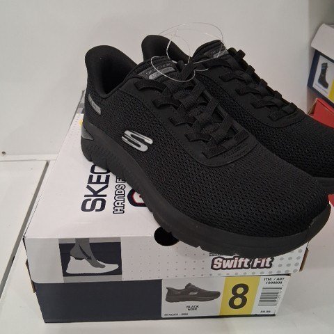 MENS SKETCHERS ARCH COMFY 2.0 SNEAKER - SIZE 8 - BLACK (STYLE: 1998908) image 2