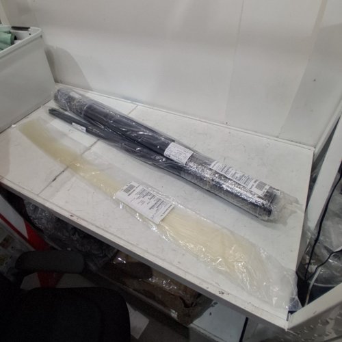 75PC HEAT SHRINK TUBING 50PK QUALTEK TUBING - 4FT X 1/2" - BLACK + 25PK ALPHA WIRE TUBING - 4FT X 1/16" - CLEAR image 2
