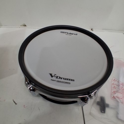 ROLAND ELECTRONIC DRUM PAD -10" X 4" TOM-BLACK/SILVER (MODEL: PDA100L-BK) image 3