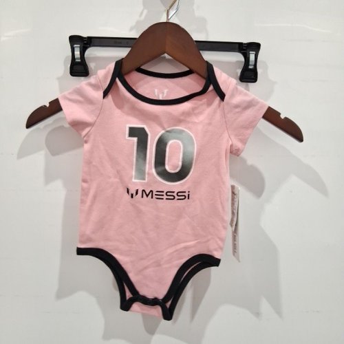 BABY'S MESSI ONESIE- 6-12M - CANDY PINK (STYLE: 26003138) image 2