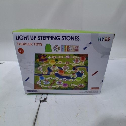 HYES LIGHT UP STEPPING STONES WITH GAME MAP AND SPINNER (MODEL: 988-870A2) image 9