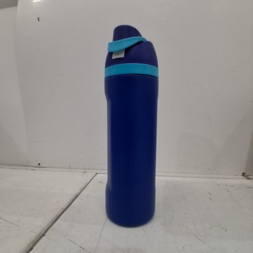 OWALA FREESIP INSULATED WATER BOTTLE WITH STRAW BPA FREE - 19 OZ - NAVY BLUE/TURQUOISE image 4