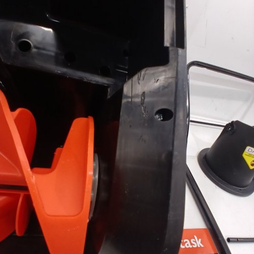 VOLTASK CORDED ELECTRIC SNOW BLOWER WITH DUAL LED HEADLIGHTS - 23" X 13" CLEARING PATH - 3300RPM - BLACK/ORANGE (MODEL: SPEG05/ESB001-230) image 4